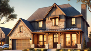 Suburban Home in Texas Neighborhood