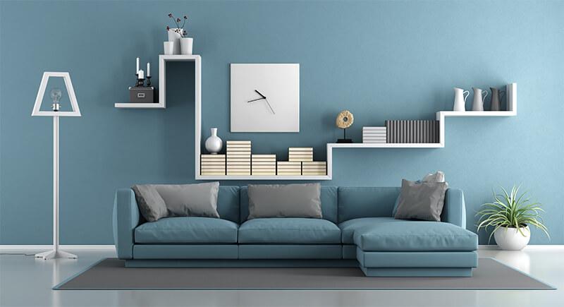 Dusty blue Paint Color