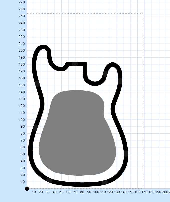 Easel Guitar Pick Tray