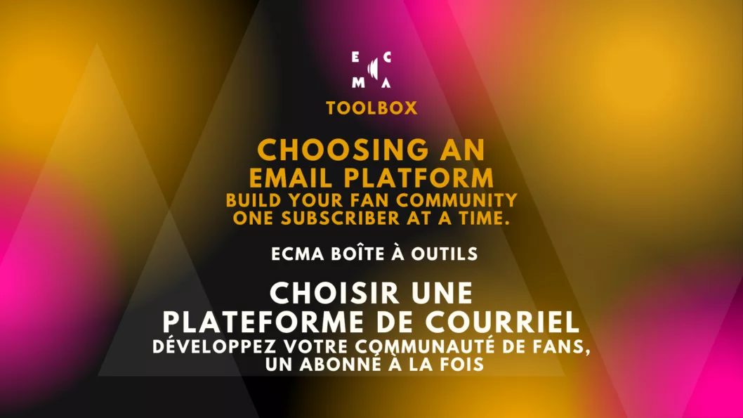 ECMA TOOLBOX - Choosing an Email Platform