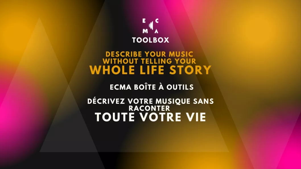 ECMA Toolbox – Describe Your Music Without Telling Your Whole Life Story