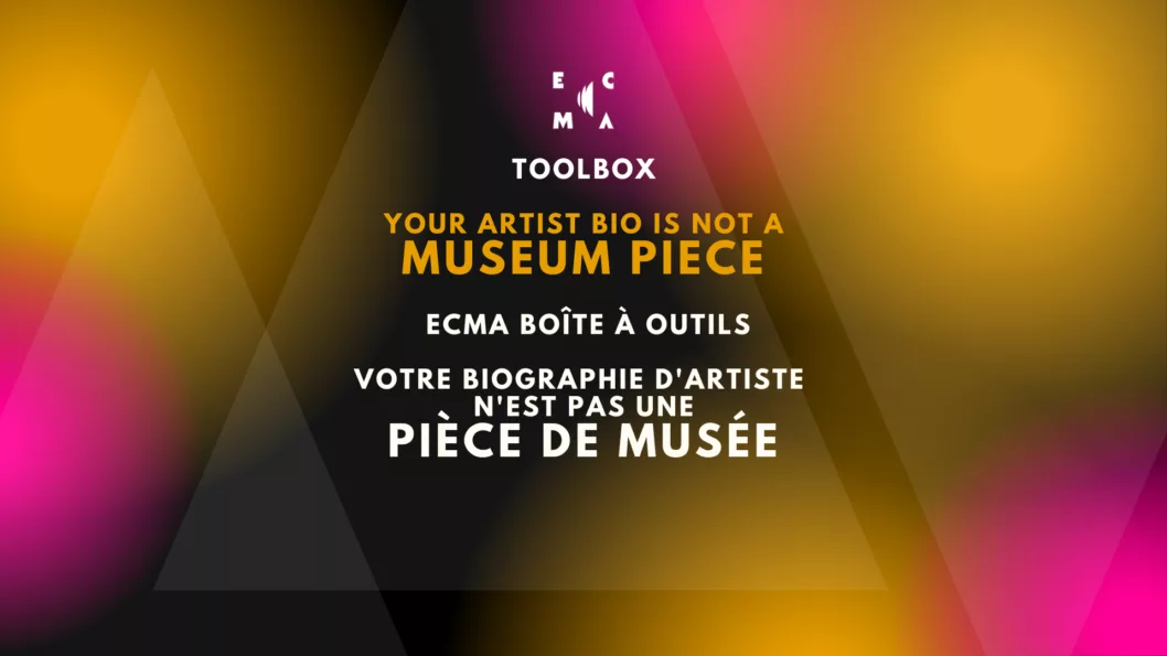 Your Artist Bio Is Not a Museum Piece