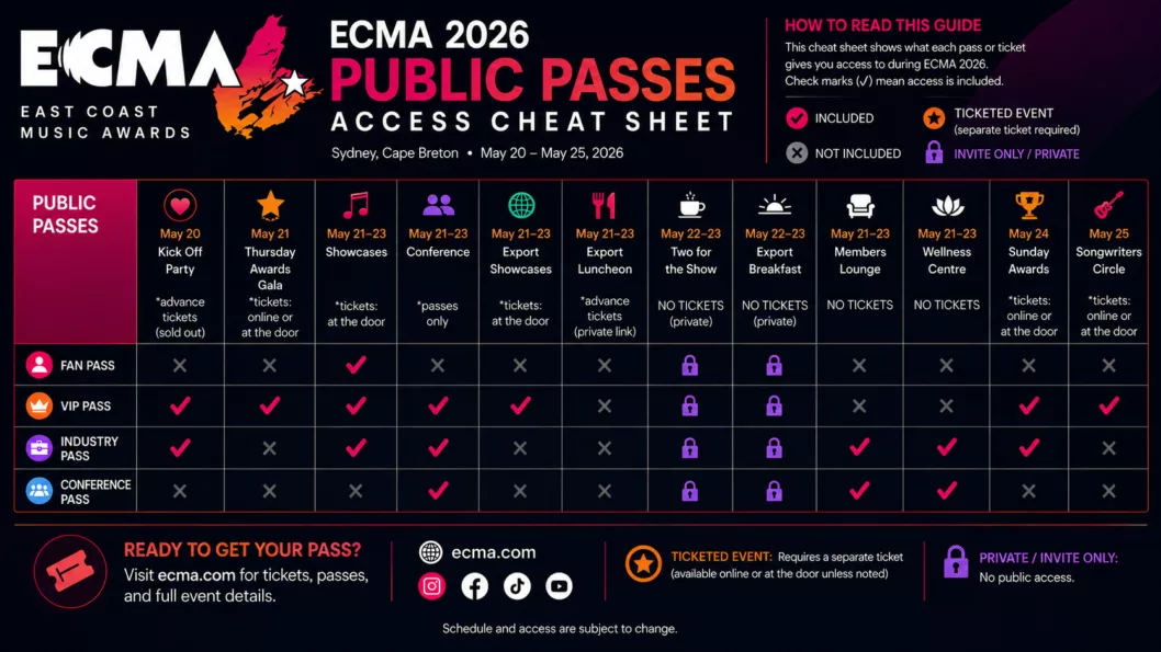 ECMA 2026 Tickets & Passes