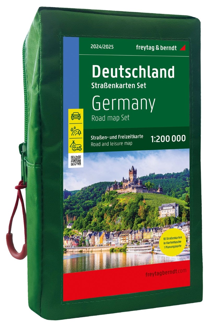 Germany, road map set 1200,000, 2023/2024
