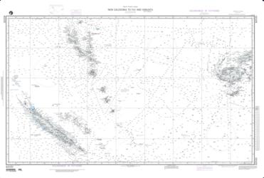 New Caledonia To Fiji Islands And Vanuatu (NGA-82030-8) by NGA