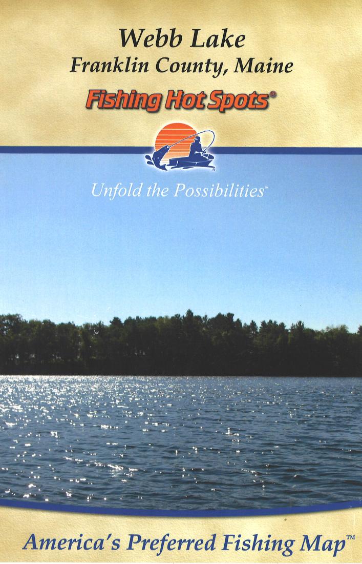 Web Lake Map Webb Lake Fishing Map (Franklin County) by Fishing Hot Spots