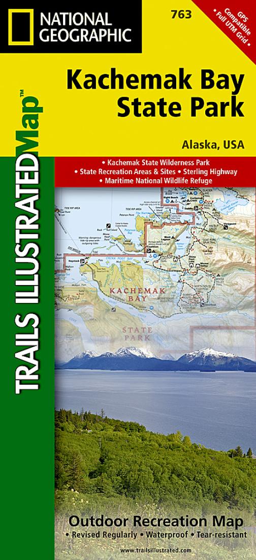 Kachemak Bay State Park, Alaska, Map 763 by National Geographic Maps