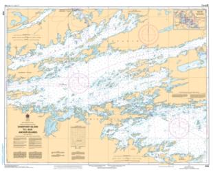 SANDPOINT ISLAND TO/AUX ANCHOR ISLANDS (6109) by Canadian Hydrographic Service