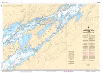 SUMMERLAND GROUP TO/A GRINDSTONE ISLAND (1437) by Canadian Hydrographic Service