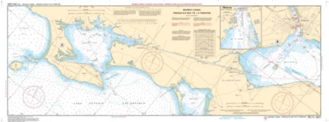 MURRAY CANAL TO HEALEY FALLS LOCKS : GLEN ROSS TO HAGUES REACH LOCK(2021) by Canadian Hydrographic Service