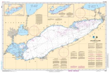 LAKE ERIE / LAC ERIE (2100) by Canadian Hydrographic Service