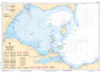 PELEE PASSAGE TO/A LA DETROIT RIVER (2123) by Canadian Hydrographic Service