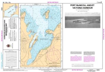 PORT MCNICOLL AND/ET VICTORIA HARBOUR (2223) by Canadian Hydrographic Service