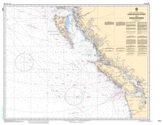 JUAN DE FUCA STRAIT TO/A DIXON ENTRANCE (3000) by Canadian Hydrographic Service