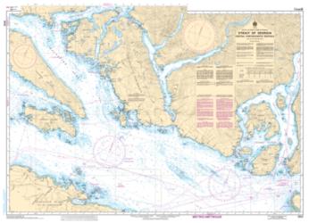 STRAIT OF GEORGIA, CENTRAL PORTION/PARTIE CENTRALE (3512) by Canadian Hydrographic Service