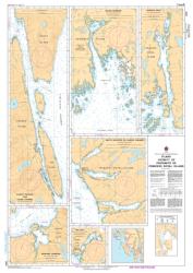 PLANS VICINITY OF/PROXIMITE DE PRINCESS ROYAL ISLAND (3911) by Canadian Hydrographic Service