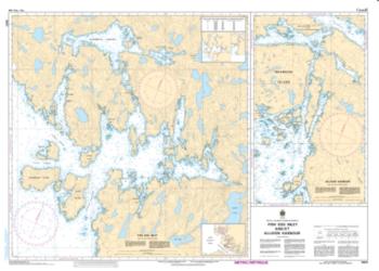 FISH EGG INLET AND/ET ALLISON HARBOUR (3921) by Canadian Hydrographic Service