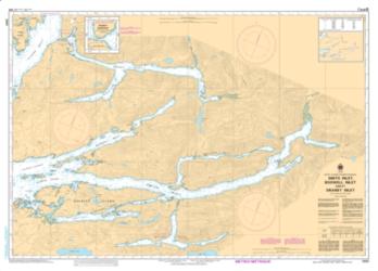 SMITH INLET, BOSWELL INLET AND/ET DRANEY INLET (3931) by Canadian Hydrographic Service