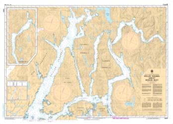 SPILLER CHANNEL AND/ET ROSCOE INLET (3940) by Canadian Hydrographic Service
