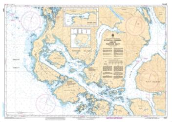KITKATLA CHANNEL AND/ET PORCHER INLET (3987) by Canadian Hydrographic Service