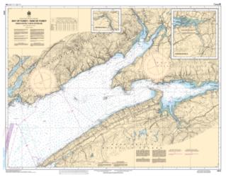 BAY OF FUNDY INNER PORTION; BAY OF FUNDY / BAIE DE FUNDY (4010) by Canadian Hydrographic Service