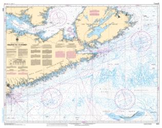 HALIFAX TO/A SYDNEY (4013) by Canadian Hydrographic Service