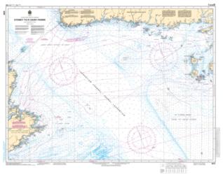 SYDNEY TO/A SAINT-PIERRE (4015) by Canadian Hydrographic Service