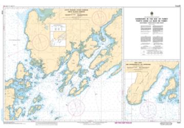 HARBOURS IN THE BAY OF FUNDY SOUTHWEST COAST/COTE SUD-OUEST (4124) by Canadian Hydrographic Service