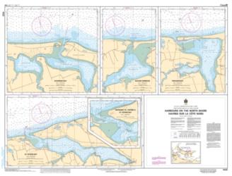 HARBOURS ON THE NORTH SHORE/HAVRES SUR LA COTE NORD (4425) by Canadian Hydrographic Service