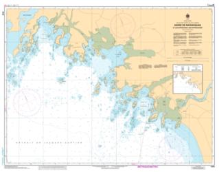 HAVRE DE NATASHQUAN ET LES APPROCHES/AND APPROACHES (4428) by Canadian Hydrographic Service