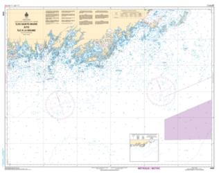 ILES SAINTE-MARIE A/TO ILE A LA BRUME (4440) by Canadian Hydrographic Service