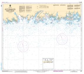 ILE A LA BRUME A/TO POINTE CURLEW (4453) by Canadian Hydrographic Service