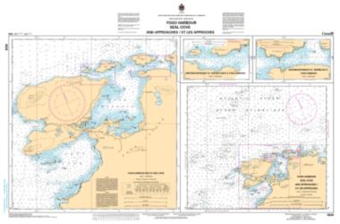 FOGO HARBOUR SEAL COVE AND APPROACHES/ET LES APPROCHES (4529) by Canadian Hydrographic Service