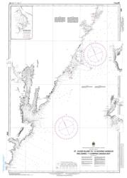 ST. JULIEN ISLAND TO/A HOOPING HARBOUR INCLUDING/Y COMPRIS CANADA BAY (4583) by Canadian Hydrographic Service