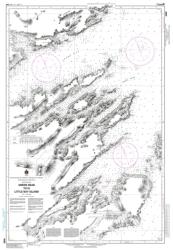 GREEN HEAD TO/A LITTLE BAY ISLAND (4585) by Canadian Hydrographic Service