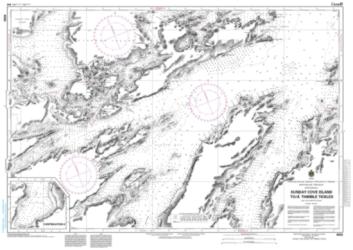 SUNDAY COVE ISLAND TO/A THIMBLE TICKLES (4593) by Canadian Hydrographic Service