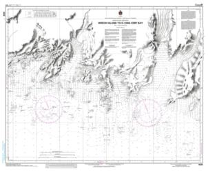 WRECK ISLAND TO/A CINQ CERF BAY (4638) by Canadian Hydrographic Service