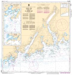 GARIA BAY AND/ET LE MOINE BAY (4639) by Canadian Hydrographic Service