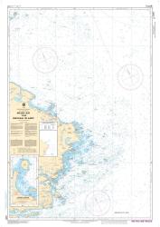 INDIAN BAY TO/A WADHAM ISLANDS (4857) by Canadian Hydrographic Service