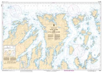 BLACK ISLAND TO/A LITTLE DENIER ISLAND (4864) by Canadian Hydrographic Service
