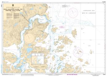SOUTH AULIATSIVIK ISLAND TO/A FENSTONE TICKLE ISLAND (5054) by Canadian Hydrographic Service
