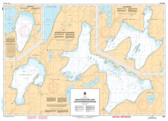 MANITOULIN ISLAND LAKES / LACS SUR MANITOULIN ISLAND (6030) by Canadian Hydrographic Service