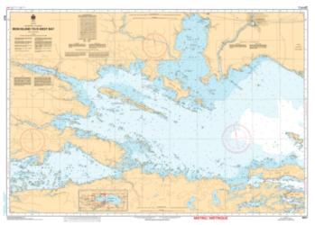 IRON ISLAND TO/A WEST BAY (6037) by Canadian Hydrographic Service
