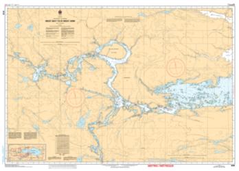 WEST BAY TO/A WEST ARM (6038) by Canadian Hydrographic Service