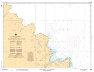 MCIVER POINT TO/A MIRAGE POINT (6354) by Canadian Hydrographic Service