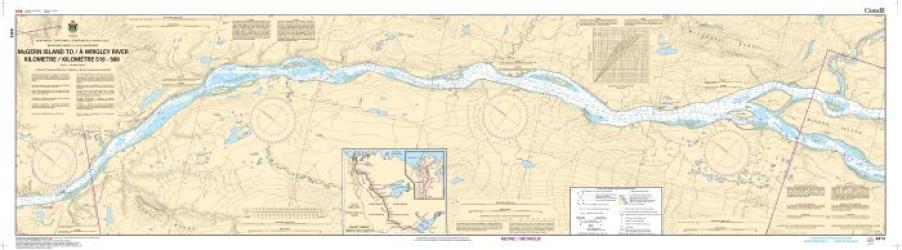 MCGERN ISLAND TO/A WRIGLEY RIVER KILOMETRE 510 / KILOMETRE 580 (6413) by Canadian Hydrographic Service