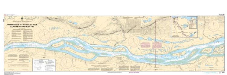 NORMAN WELLS TO/A CARCAJOU RIDGE KILOMETRE 910 / KILOMETRE 980 (6419) by Canadian Hydrographic Service