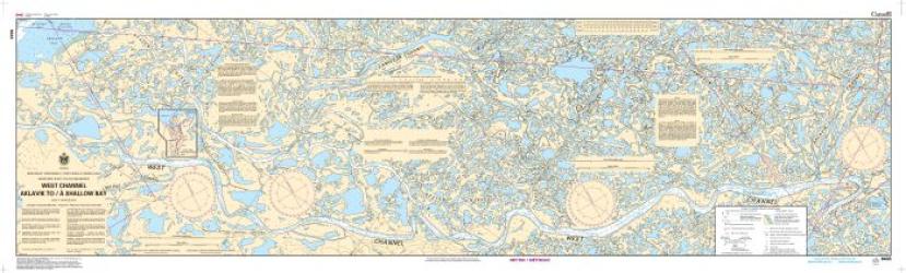 WEST CHANNEL, AKLAVIK TO/A SHALLOW BAY (6433) by Canadian Hydrographic Service