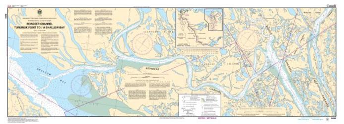 REINDEER CHANNEL, TUNUNUK POINT TO/A SHALLOW BAY (6434) by Canadian Hydrographic Service