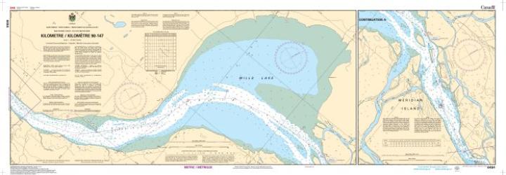 MACKENZIE RIVER / FLEUVE MACKENZIE (KILOMETRE / KILOMETRE 90-147) (6454) by Canadian Hydrographic Service